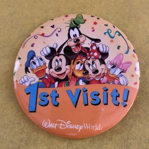 Walt Disney World "First Visit" Button (2013)